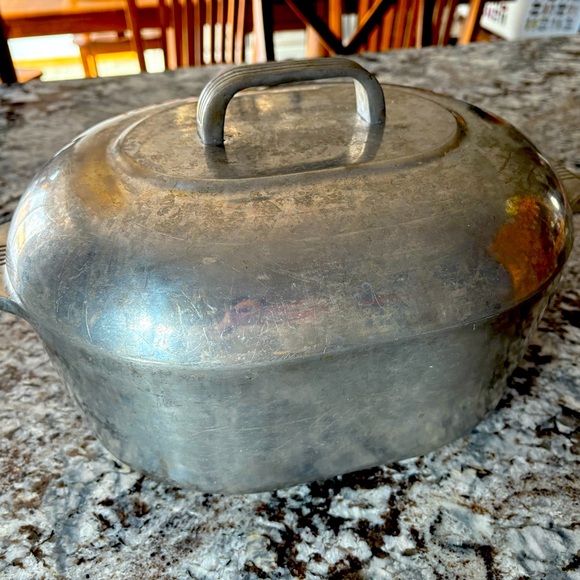 Other - Vintage Wagner Ware Sidney O Magnalite 4265P Large Roaster Dutch w/Lid 12.5”x9.5